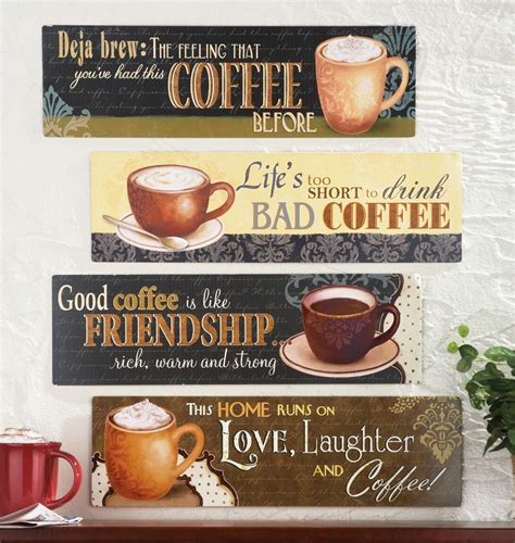 Home Décor Plaques & Signs for sale | eBay | Coffee wall art, Kitchen ...