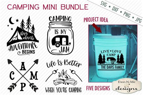 Camping Bundle - Camping Bucket - Camping - Summer - SVG