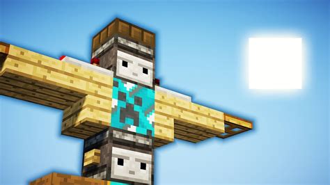 Minecraft - How To Make A Totem Pole - YouTube