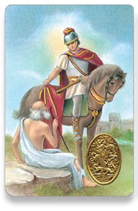 Holy Card of Oracion a San Martin Caballero - Spanish - F.C. Ziegler ...