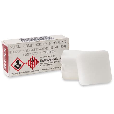 Huss Solid Fuel Hexamine Tablets 4 Pk | Snowys Outdoors