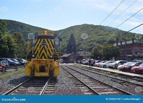 Jim Thorpe Pennsylvania Historic Town Train Station Editorial Image ...