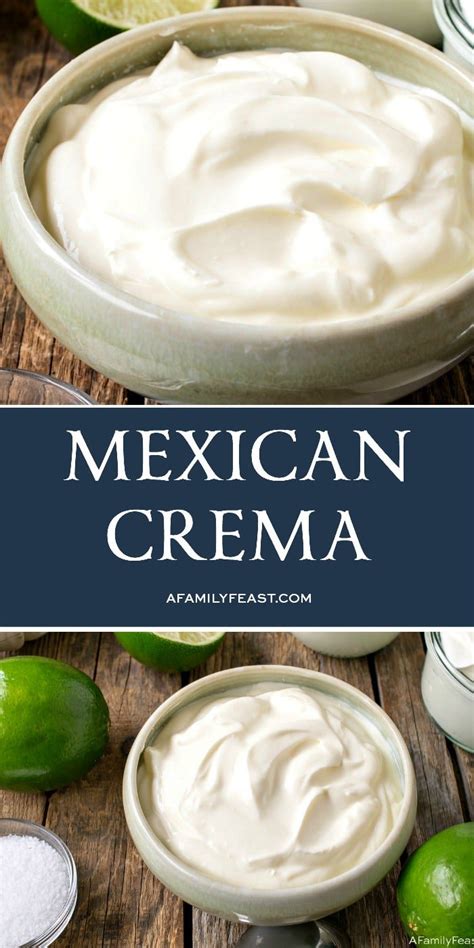 Crema | Recipe | Mexican sour cream, Food, Mexican food recipes