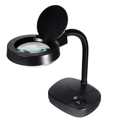 Table Top Lighted Flexible Illuminated Hobby Magnifying Desk Work Lamp ...