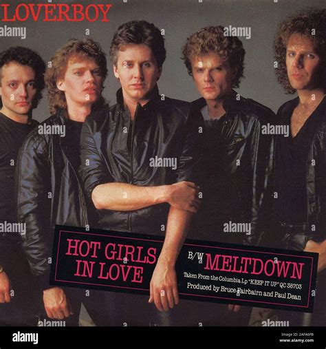 Loverboy - Hot Girls In Love - Vintage vinyl album cover Stock Photo ...