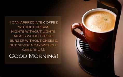 good morning quotes with coffee cup greetings download | Good morning ...