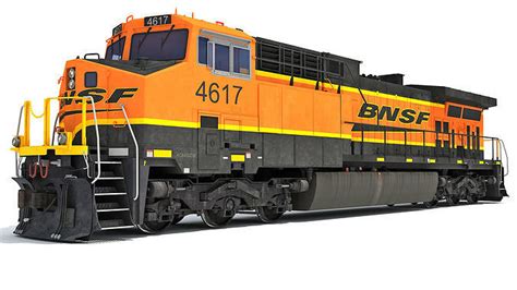 Locomotive GE AC4400CW BNSF 3D model | CGTrader