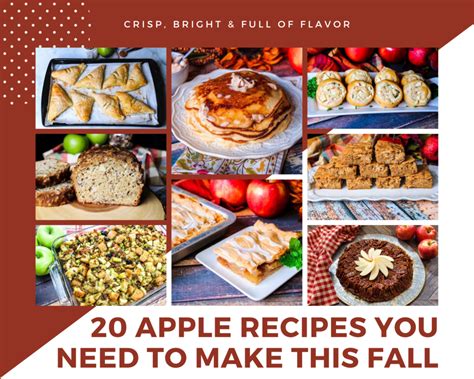 20 Apple Recipes You Need To Make This Fall - Just A Pinch