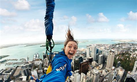 Sky Jump off Auckland Sky Tower - BeKiwi