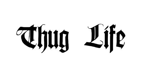 Thug Life Font - Free Fonts Lab