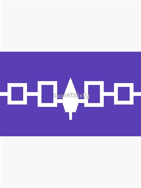 "Iroquois Flag" Sticker for Sale by sweetsixty | Redbubble