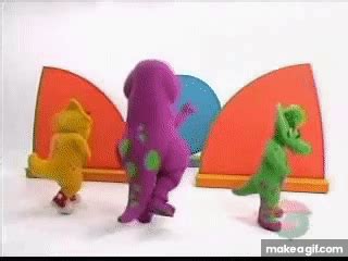 Barney Hip Hop Dancing on Make a GIF