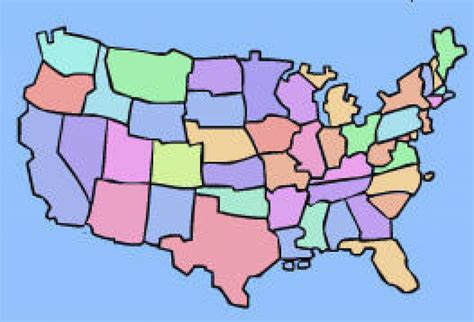 Us Maps With States Games - Printable Map