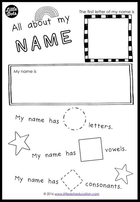 My Special Name: Literacy Activities and Printables | Name writing ...