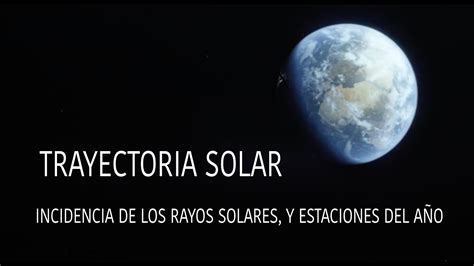 Trayectoria solar e incidencia solar - YouTube