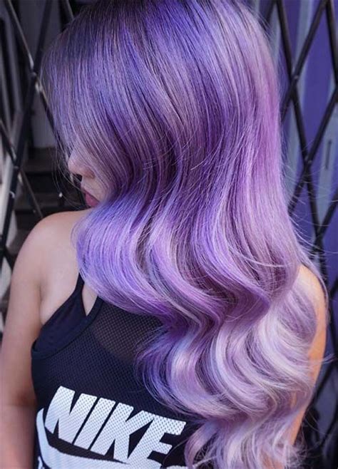 50 Lovely Purple & Lavender Hair Colors - Purple Hair Dyeing Tips ...