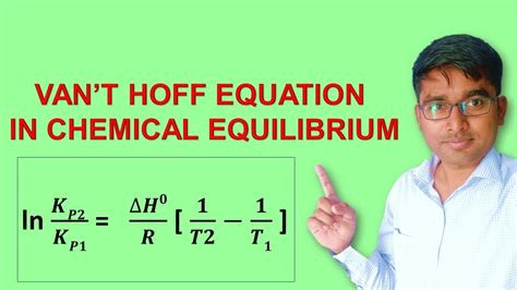 Van't Hoff Equation - YouTube