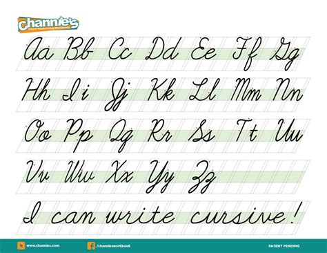 Cursive Alphabet Copy And Paste | Download Printable Cursive Alphabet Free!