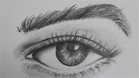 Eye Sketch With Images Portrait Sketches Eye Drawing