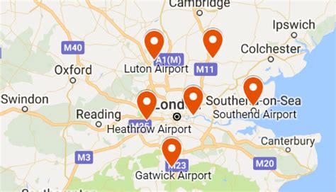 Map Of London With Heathrow Airport - When Do We Spring Forward In 2024