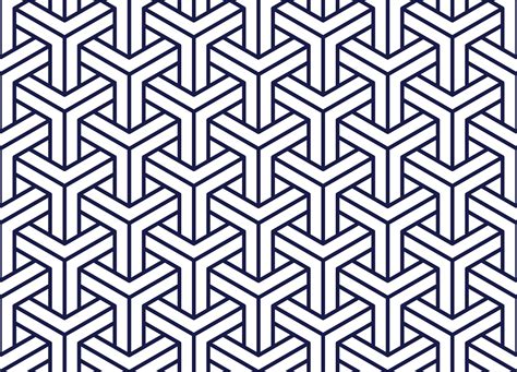 Abstract Geometric 3D Seamless Pattern