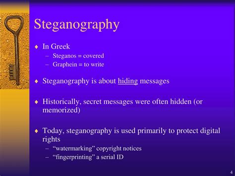 PPT - Steganography and History of Cryptography PowerPoint Presentation ...