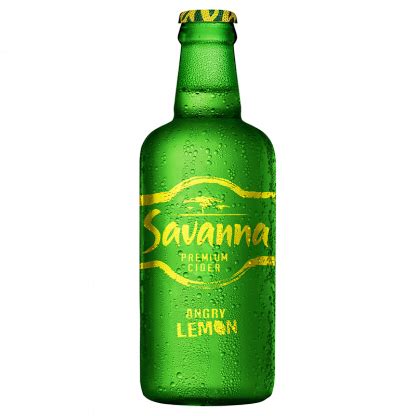 Savanna Angry Lemon Premium Cider Non-Returnable Bottle (12x 500ML ...