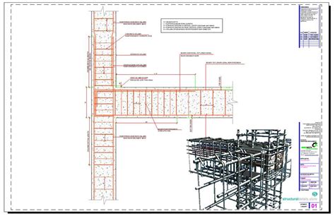 Reinforced Concrete Beam Column End Support Detail | Concrete column ...