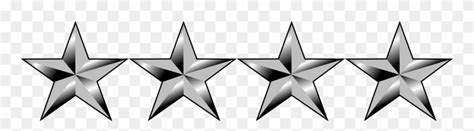 Download General - 4 Star General Insignia Clipart (#2194109) - PinClipart