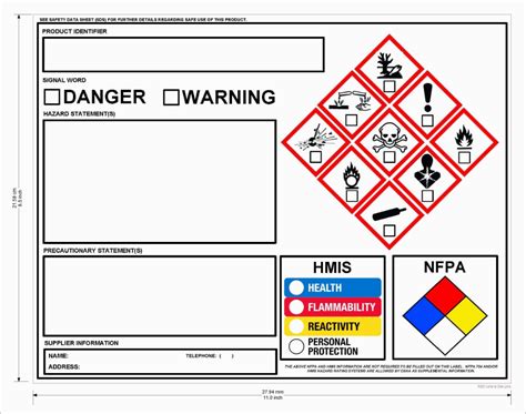 Printable Secondary Container Labels