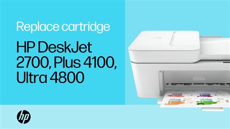 HP DeskJet 2700, 4100, 4800 printers - Replacing ink cartridges | HP ...