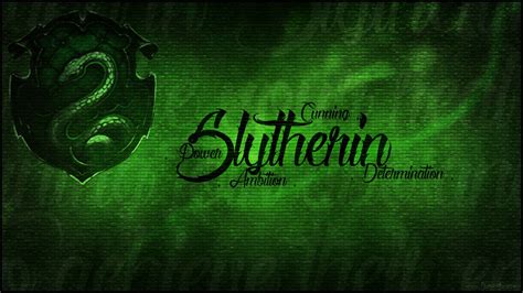 Slytherin House Crest Wallpaper