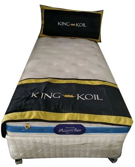 Plain EPE+ Foam King Koil Single Bed Mattress, Size/Dimension: 1829 ...