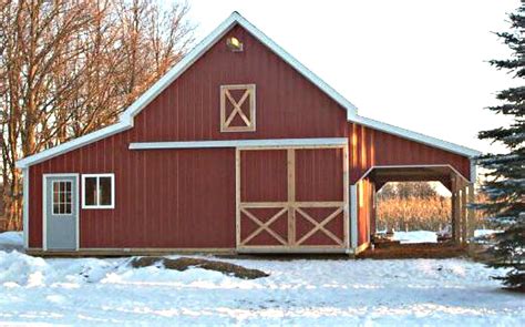 19 Applewood Loft Pole-barn Garage and Workshop Designs - Etsy