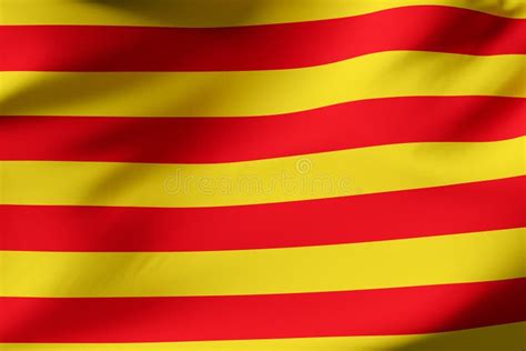 Flag of Catalunya stock illustration. Illustration of flag - 176478212