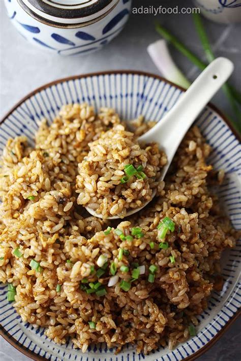 Stir Fry Rice with Soy Sauce - | A Daily Food