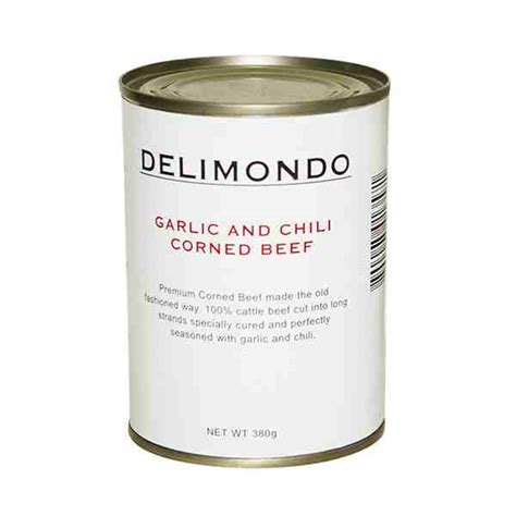 Delimondo Garlic & Chili Corned Beef (380 grams) | The Green Grocer Manila