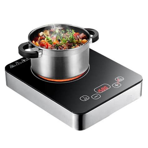 Portable Small Electric Induction Cooker With Single Burner 9.8in– Zincera