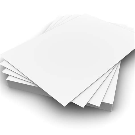 100 Sheets A4 160gsm White Card - Premium Thick Printing Paper Suitable ...