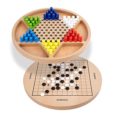 Buy WEROCK Chinese Checkers & Gobang (Five in a Row) 2 in 1 Traditional ...