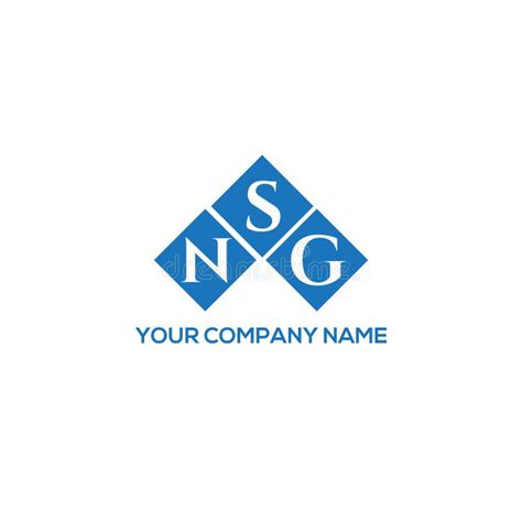 NSG Letter Logo Design on White Background. NSG Creative Initials ...