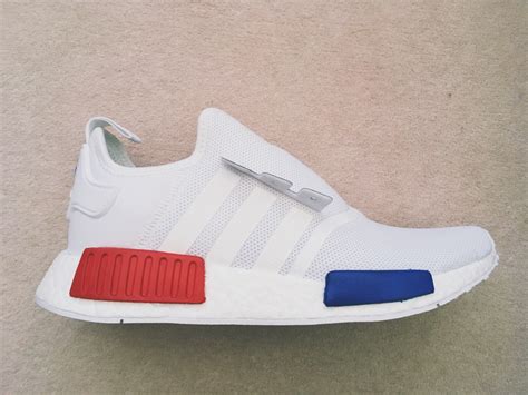 A pair of custom NMD's I made from triple whites that I picked up for £ ...