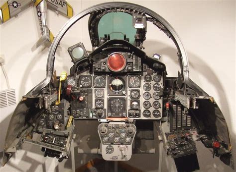 McDonnell F-4C, RF-4C, F-4D and F-4E Phantom II USAF aircraft cockpit ...