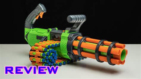 [REVIEW] Adventure Force V-Twin | Chain-Fed Mini Gun!? - YouTube