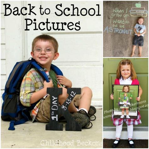 First Day of School Photo Ideas!