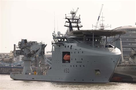 RFA Proteus Christened at London’s HMS Belfast – SeaWaves Magazine