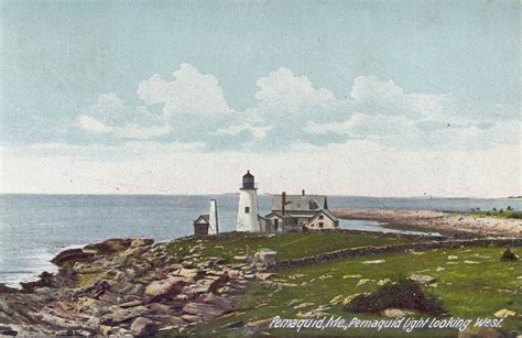 Pemaquid Point Light postcards - NEW ENGLAND LIGHTHOUSES: A VIRTUAL GUIDE