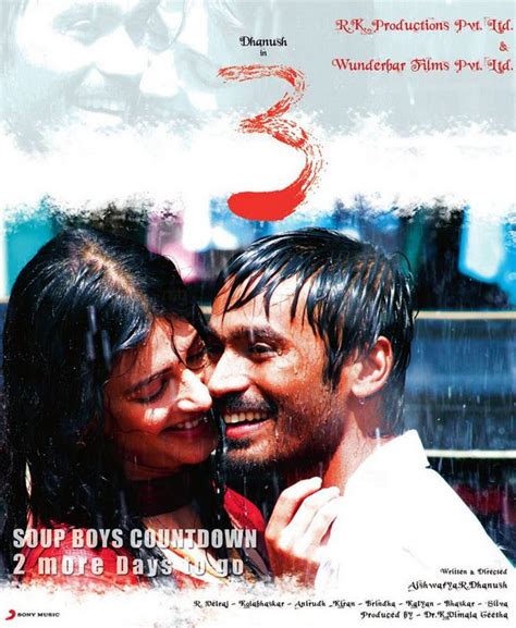 3 by Dhanush New Movies, Movies Online, Movies And Tv Shows, New Movie ...