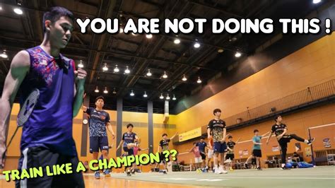 Training method for professional badminton players in the world - YouTube