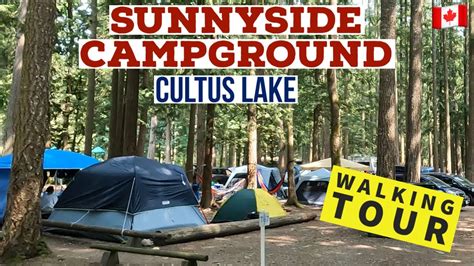 156🇨🇦 Sunnyside Campground, Cultus Lake | walking tour - YouTube